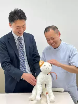 【倉敷芸術科学大学】採血なんて怖くにゃい！愛玩動物看護師 技術UPの強い味方 「ねこにゃん」発売決定！