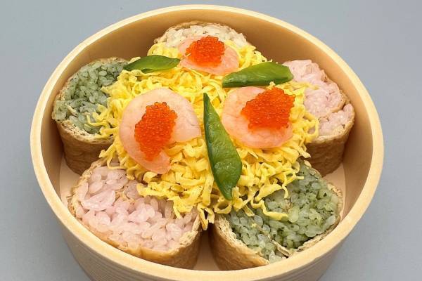 【色鮮やか三色のちらし伊奈利】高級伊奈利寿司専門店『福寿家』がひな祭り限定商品を新発売！