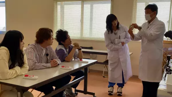 【STU48】初登場・ぺこぱとミクロの世界をポジティブに学ぶ！