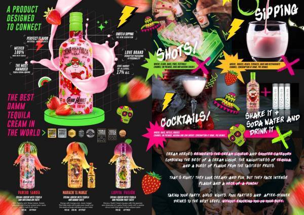 クリームテキーラブランド「クリームヒーローズ」山手ボードに出現！