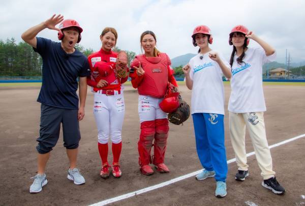 広島ホームテレビ【せとチャレ！STU48】女子野球日本代表選手とガチンコ野球対決！