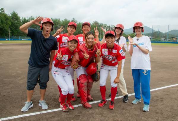 広島ホームテレビ【せとチャレ！STU48】女子野球日本代表選手とガチンコ野球対決！