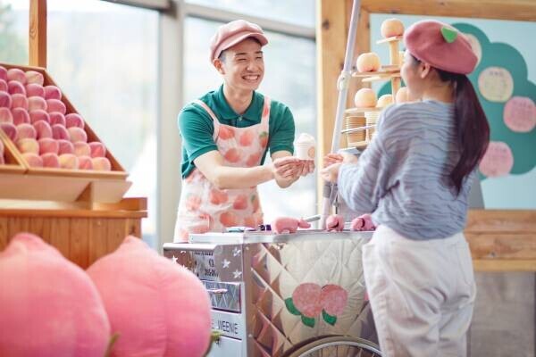 【磐梯山温泉ホテル】今年は「桃のためのジェラート屋さん」が新登場！「はらくっち桃フェス」開催 ～桃の果肉が丸ごと入ったもも氷や瞬間冷凍した桃を使用したカクテルも提供～｜期間：2023年7月8日～8月31日