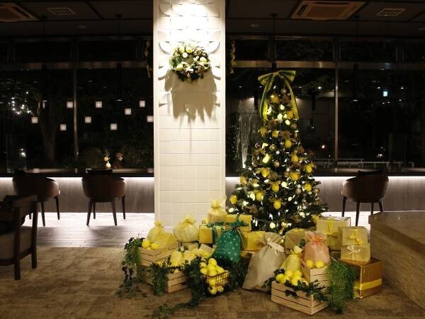 広島・竹原の温泉旅館にてクリスマスプラン販売 　＜2023年12月26日まで＞毎年恒例のレモンクリスマスツリーも登場！