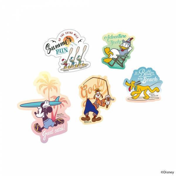 スマートフォンとクリアケースの間に挟んでディズニーキャラクター等を楽しめるステッカー５枚セットを株式会社PGAが11月20日より発売