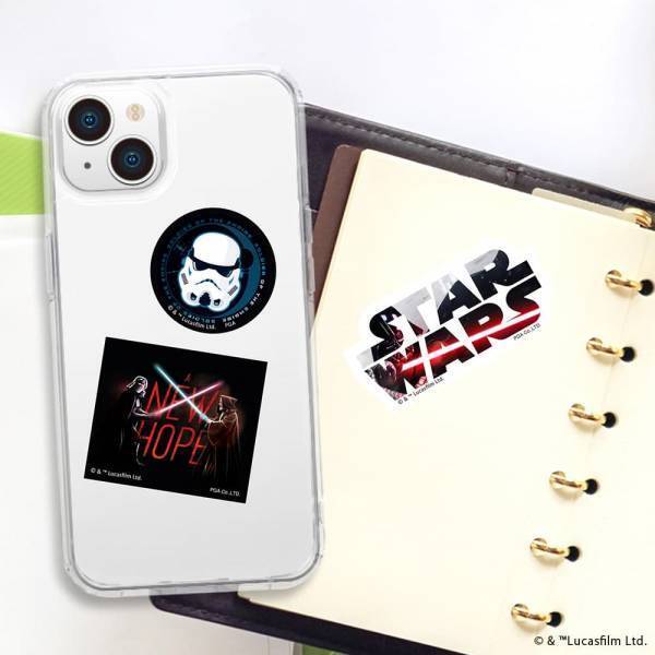 スマートフォンとクリアケースの間に挟んでディズニーキャラクター等を楽しめるステッカー５枚セットを株式会社PGAが11月20日より発売