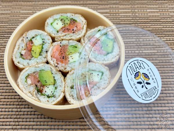 【京王百貨店新宿店にて催事出店】サーモンアボカド伊奈利ロールを期間限定販売！高級伊奈利寿司専門店『福寿家』