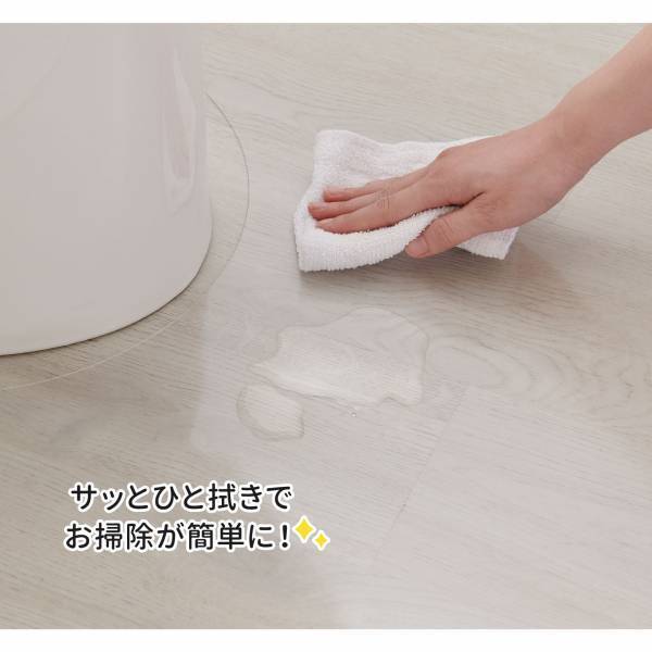【質の高い日本製】キズ・汚れ防止に！サッと拭ける透明マットシリーズ『透明トイレマット』を新発売！！
