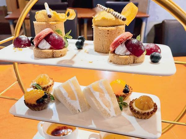 別府の温泉旅館が秋限定アフタヌーンティープラン販売開始 ＜2023年9月限定＞安納芋モンブランや洋なしフルーツサンドも