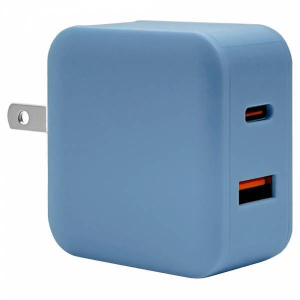 ふんわり優しい淡い色「ソルベカラー」のPD対応2ポート充電器を発売！