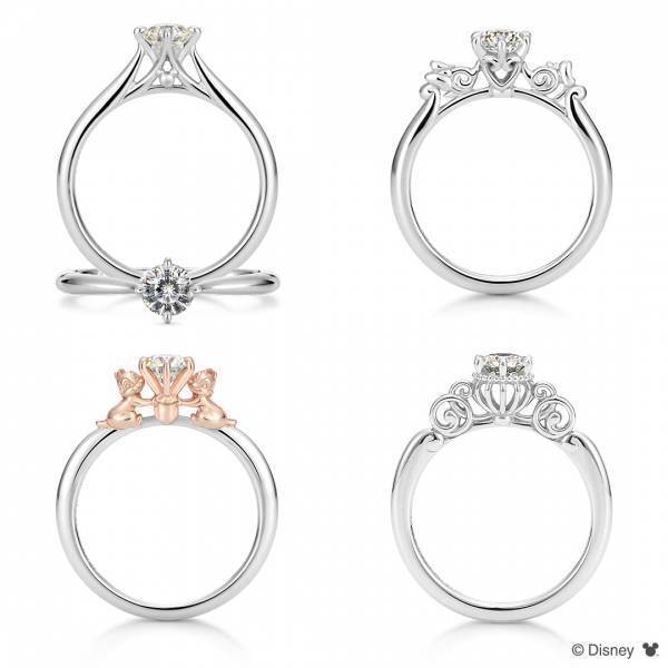 ケイウノ、ディズニープリンセスにインスパイアされた 婚約指輪コレクション『Brilliant Romance』 ディズニー創立100周年を祝してケイウノ店舗、 ケイウノオフィシャルサイトにて7/7発売