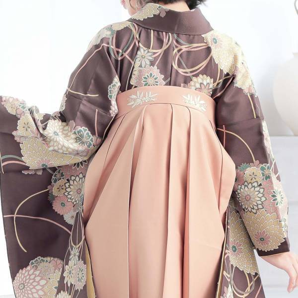 卒業式・修了式に！京都きもの町オリジナル袴「南天刺繍」、スモーキーピンク・オリーブ・ダークグリーン・イエローベージュ発売