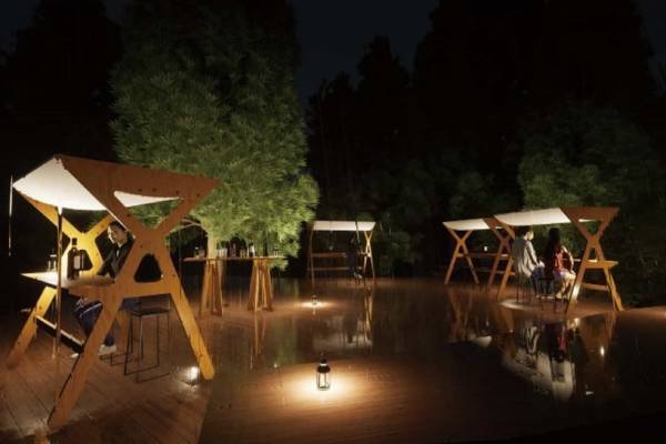 【星のや富士】～バレルエイジドコーヒーとウイスキーを合わせたカクテルを堪能～雨音を楽しむ森の特別席でオリジナルカクテルを味わう 「雨音BAR」開催｜期間：2023年6月10日～7月20日