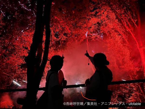 兵庫県立淡路島公園アニメパーク「ニジゲンノモリ」×『鬼滅の刃』コラボイベント 11月からは 『ナイトウォーク 刀鍛冶の里』が17時30分から楽しめる！