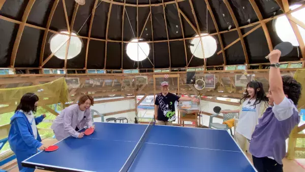 広島ホームテレビ【せとチャレ！STU48】ぺこぱと個性派卓球にチャレンジ！