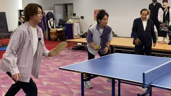 広島ホームテレビ【せとチャレ！STU48】ぺこぱと個性派卓球にチャレンジ！