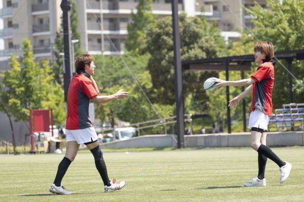 舞台「Go Forward！」プロ選手によるラグビー所作指導＆練習！本格的な試合シーンに注目！！