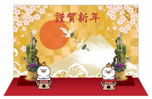 1/2（火）より「うるせぇトリ」が⼤阪の地下街「NAMBAなんなん」の新春フェアとのコラボが決定！