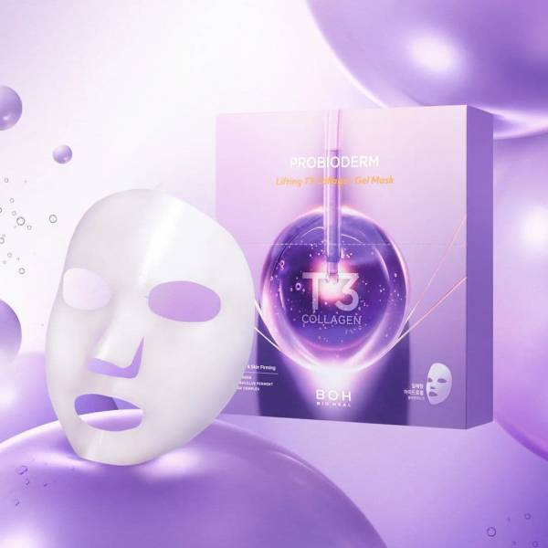 韓国コスメ「BIOHEAL BOH」の人気プロバイオダームラインから【プロバイオダームリフティングT3コラーゲンゲルマスク】登場！ コラーゲン（保湿成分）配合