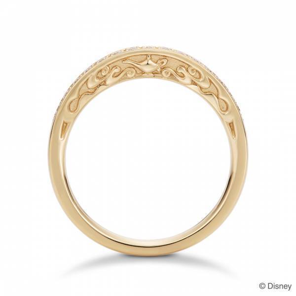 【ディズニープリンセス】新作ハーフエタニティリング発売 「アリエル」「ベル」「ジャスミン」それぞれをモチーフにデザイン