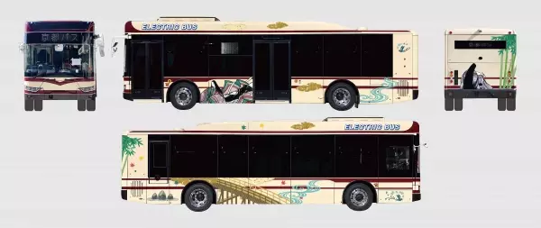 ～環境にやさしいバスを導入します～ ＥＶバス『e－アラシヤマ号』初運行！ 嵐山・高雄Well‐being体験