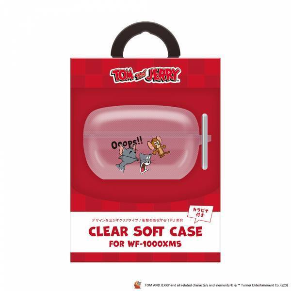 「トムとジェリー」デザインのSONYのWF-1000XM5充電ケース用カバーを株式会社PGAが11月下旬から新発売
