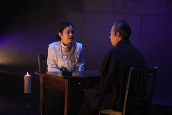 板尾創路と松田凌が「誰も観たことがない舞台」に挑む！甲斐さやか作・演出『聖なる怪物』開幕