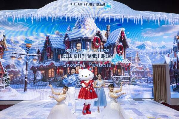 ハローキティが人気J-POPソングを可愛く歌う新作カフェショー HELLO KITTY SHOW BOX『Snowful Fantasia』12月26日より開催中