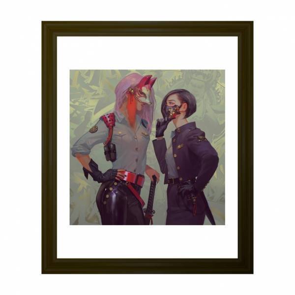 イラストレーター・友野るいによるイラストシリーズ『戯画☆桃太郎奇譚』複製画　6/23より販売開始！