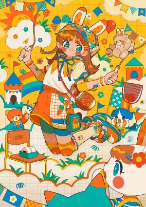 イラストレーターitousaの初個展「Hippity Hoppity」を12月9日（土）〜12月20日（水）まで、Anicoremix Gallery にて開催！