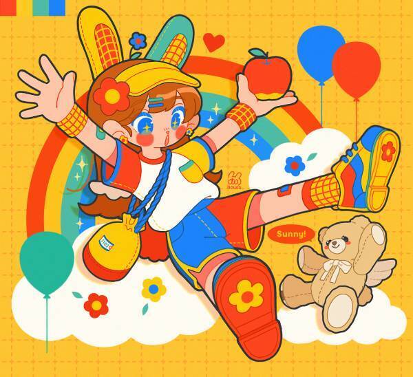 イラストレーターitousaの初個展「Hippity Hoppity」を12月9日（土）〜12月20日（水）まで、Anicoremix Gallery にて開催！