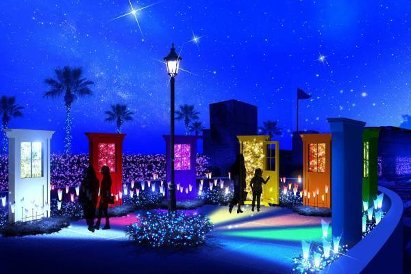 生まれ変わったイルミネーションが花ひらく「光の遊園地～Flowering Illumination～」開催