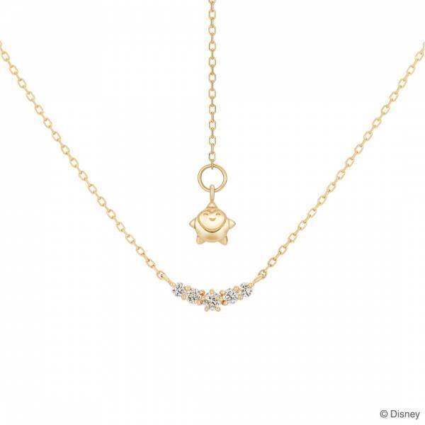 新作ディズニー映画『ウィッシュ』をテーマにしたジュエリー ダイヤモンドネックレス、プレートネックレス、ピアス12月8日(金)新発売。 ヒロイン「アーシャ」や「スター」をモチーフにきらめくデザイン