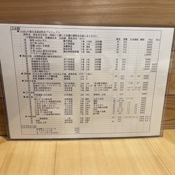 【一杯100円～】日本酒バル竹岡が千葉稲毛にオープン