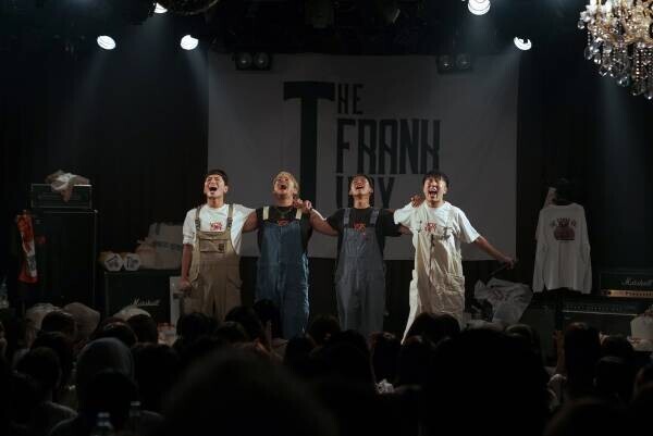 THE FRANK VOX大阪ツアーファイナルで2024年2月にメジャー初Full Albumリリースを報告！さらに史上最大規模の全国ツアーを2024年春に開催決定！