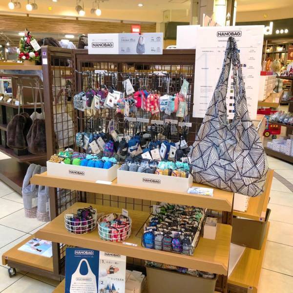 新オープン！東京ミッドタウン八重洲にて手のひらサイズのエコバッグ「NANOBAG」の販売を開始！