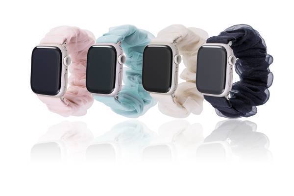 ふわふわとした質感が可愛らしい日本製オーガンジーを使用したAppleWattchバンド GRAMAS COLORSより発売