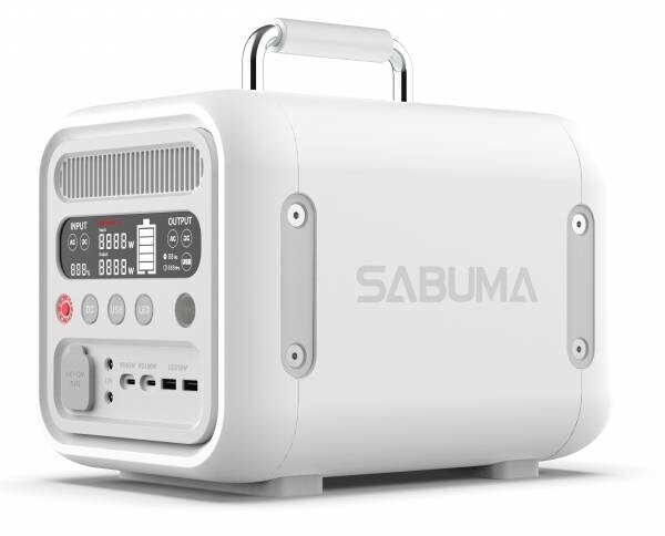 【コンパクトなのにパワフル】SABUMAポータブル電源 S600の先行予約を3月上旬から開始！