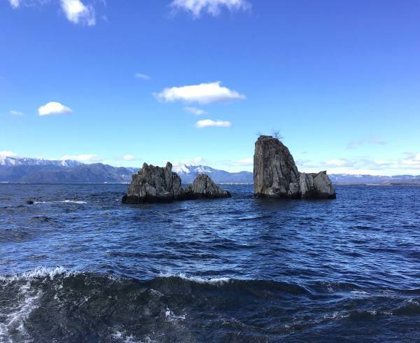 ～ びわ湖の美しい冬景色を味わう2時間半の船旅へ ～ びわ湖縦走 雪見船クルーズ