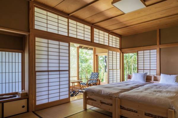 自然美と和の風情が融合した温泉付和風貸別荘「スイートヴィラ 熱海桃山」9月15日開業