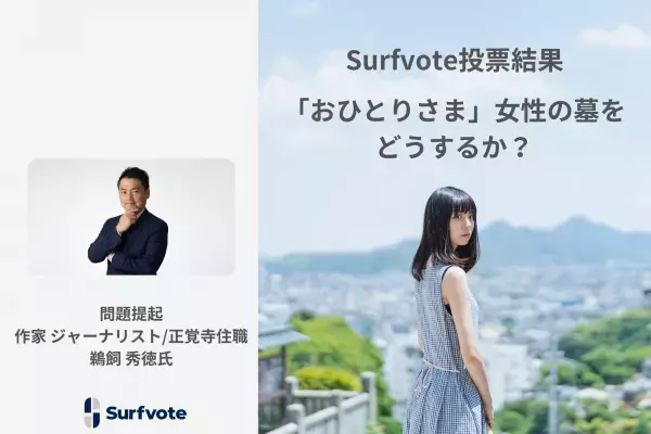 Surfvote投票結果 「おひとりさま」女性の墓をどうするか？