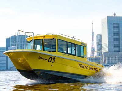 東京ウォータータクシー貸切都内周遊ツアー　TKTSにてチケット販売開始記念キャンペーン！6,7月分は乗船料２０％オフで発売