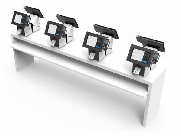 iPadやSurfaceとレシートプリンターをコンパクトに設置。コンピュロックス社「POSプリンターキオスク」を新発売！