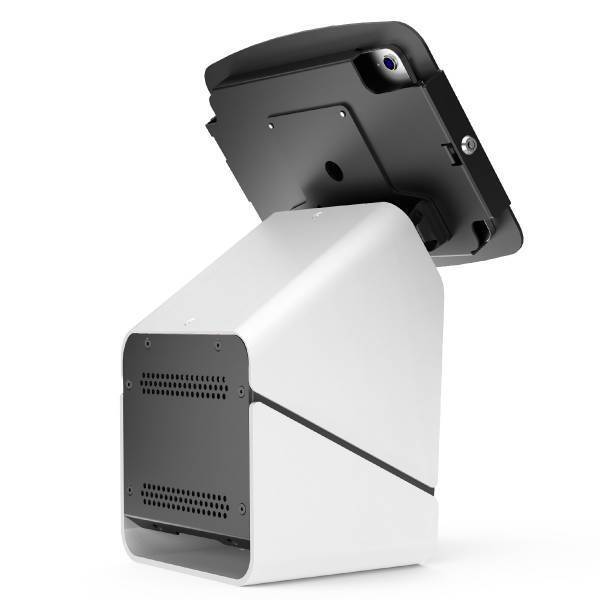 iPadやSurfaceとレシートプリンターをコンパクトに設置。コンピュロックス社「POSプリンターキオスク」を新発売！