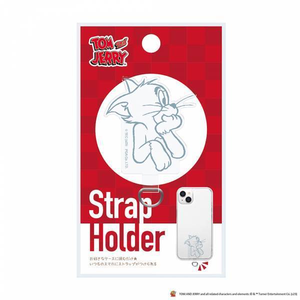 「トムとジェリー」デザインのダイカットストラップホルダーを株式会社PGAが発売