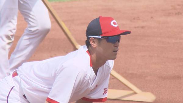 広島ホームテレビ「フロントドア」カープ上本崇司選手を直撃！