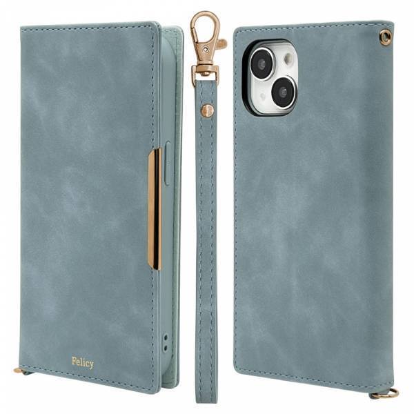 【iPhone 15シリーズ】高級感あふれるスエード調の手帳型ケース「Felicy」を発売！