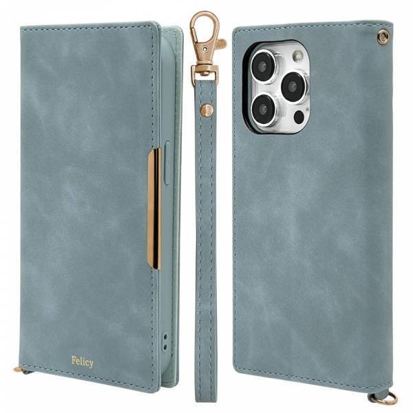 【iPhone 15シリーズ】高級感あふれるスエード調の手帳型ケース「Felicy」を発売！