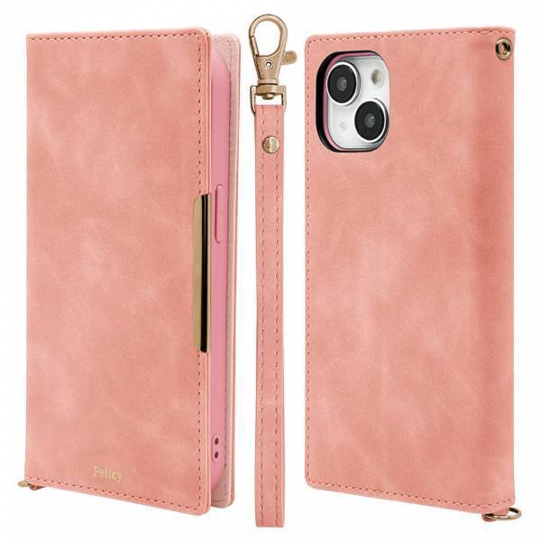 【iPhone 15シリーズ】高級感あふれるスエード調の手帳型ケース「Felicy」を発売！