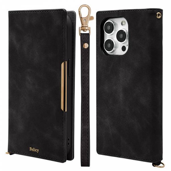 【iPhone 15シリーズ】高級感あふれるスエード調の手帳型ケース「Felicy」を発売！